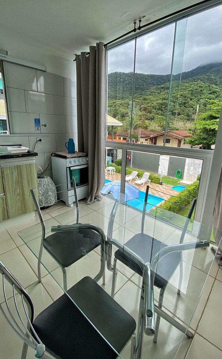 Residencial com Piscina 02 Quartos - Ubatuba - SP - Diárias