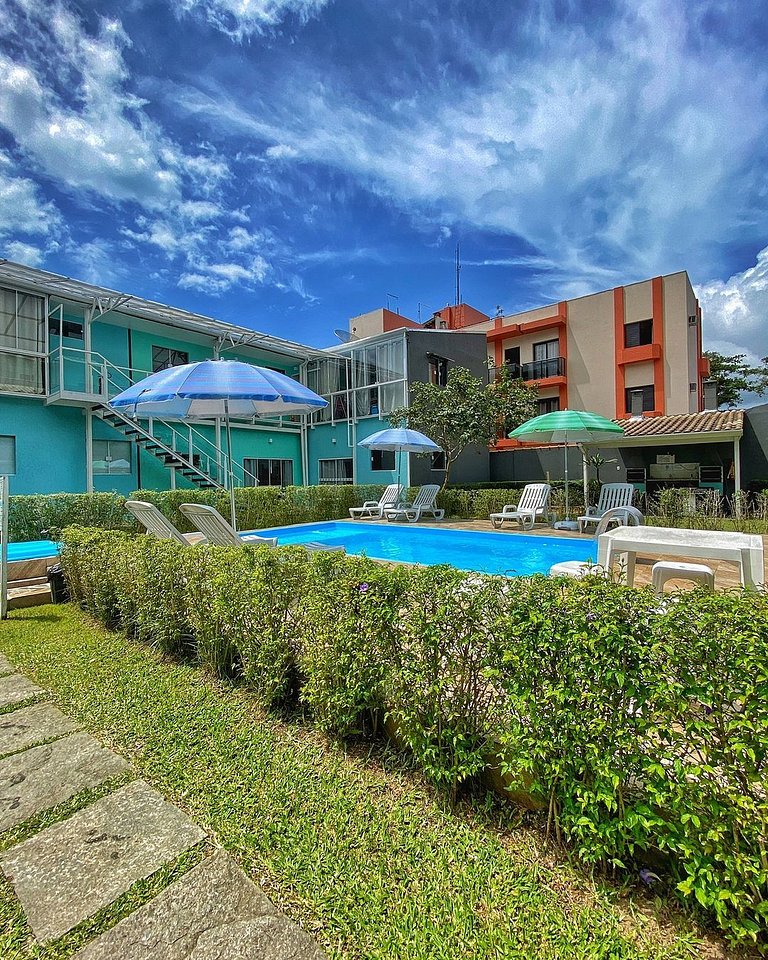 Residencial com Piscina 02 Quartos - Ubatuba - SP - Diárias