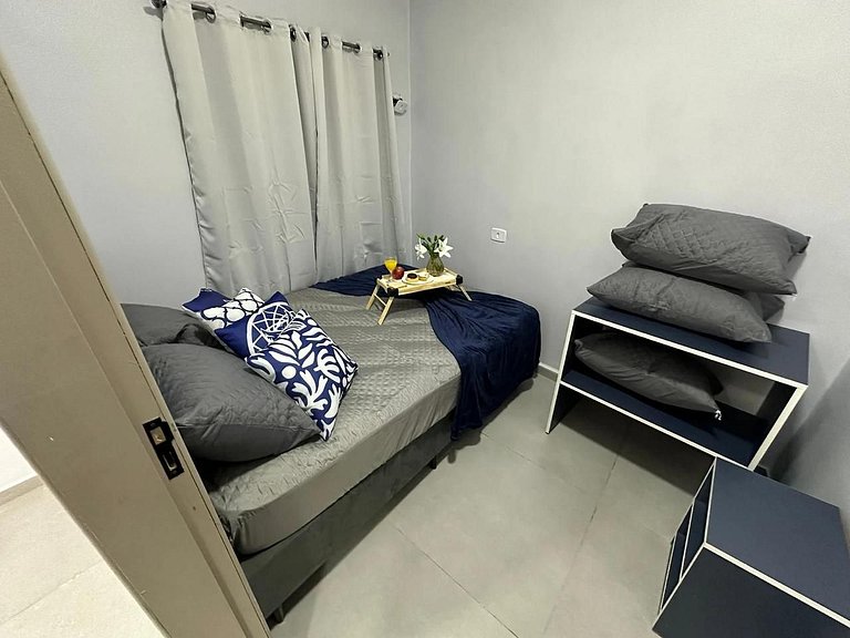 Pé na areia 02 Quartos Vista Mar - Apt 104 Térreo- Diárias a