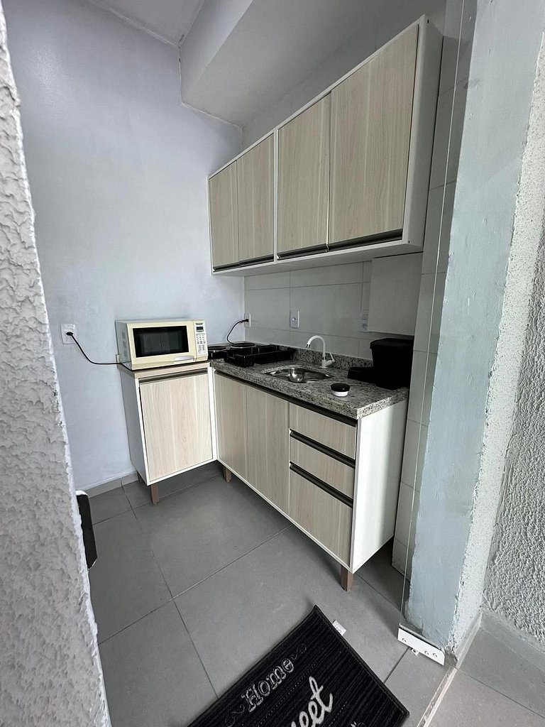 Pé na areia 02 Quartos Vista Mar - Apt 104 Térreo- Diárias a