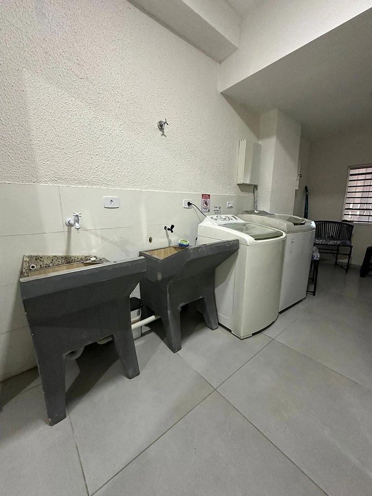 Pé na areia 02 Quartos Vista Mar - Apt 104 Térreo- Diárias a
