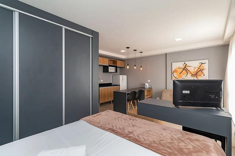 Studio Central em Andar Alto - Diárias a partir de R$ 69,90
