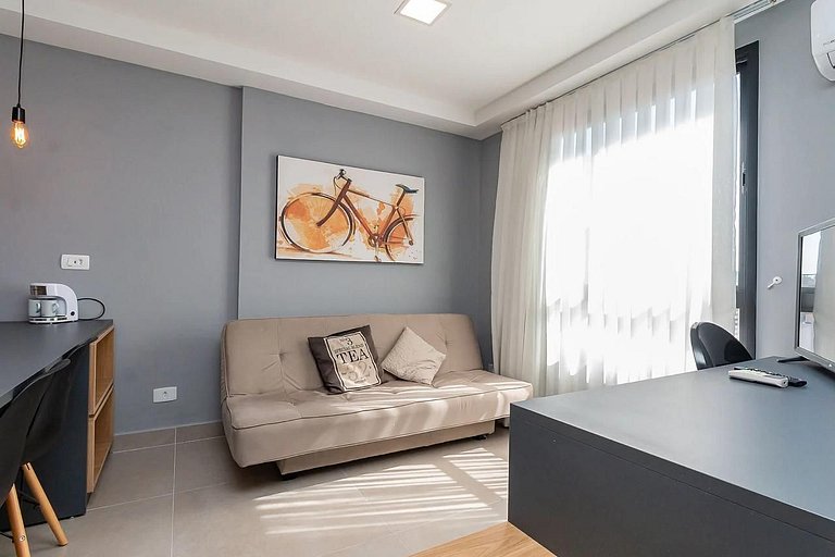 Studio Central em Andar Alto - Diárias a partir de R$ 69,90