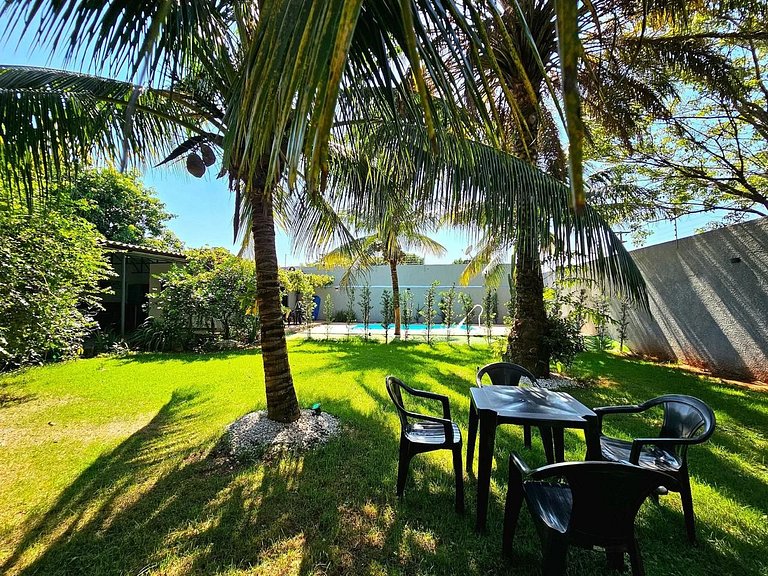 Casa 2 quartos 2 banheiros em meio a Área Verde - Diárias a