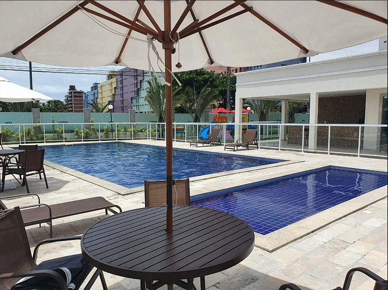 Espetácular Apartamento em Ponta de Campina - Diárias a part