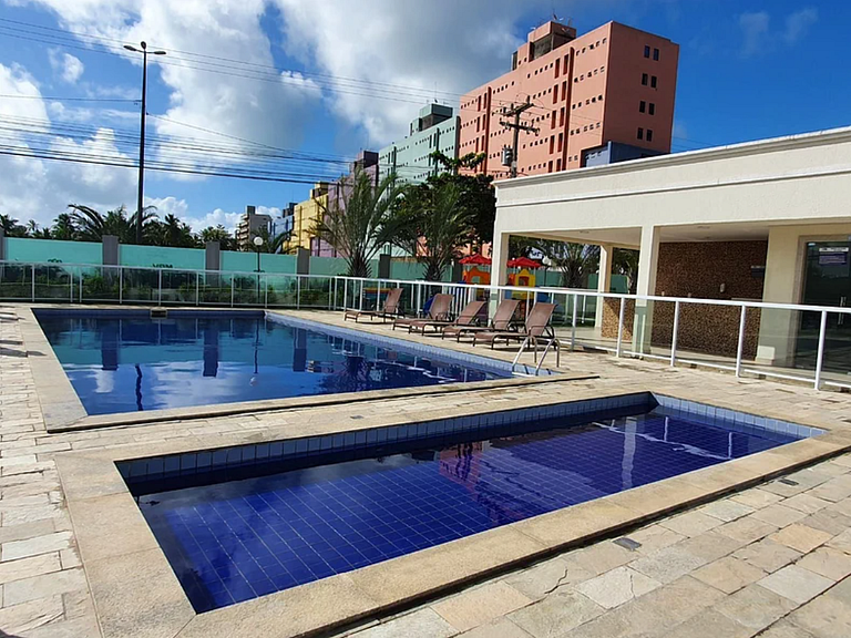 Espetácular Apartamento em Ponta de Campina - Diárias a part