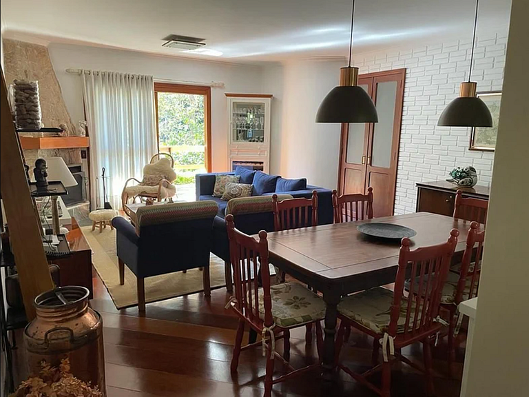 Apartamento familiar com lareira - Campos do Jordão - SP