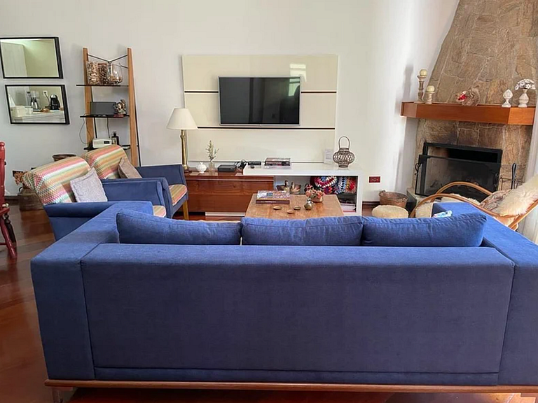 Apartamento familiar com lareira - Campos do Jordão - SP