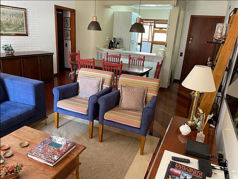 Apartamento familiar com lareira - Campos do Jordão - SP