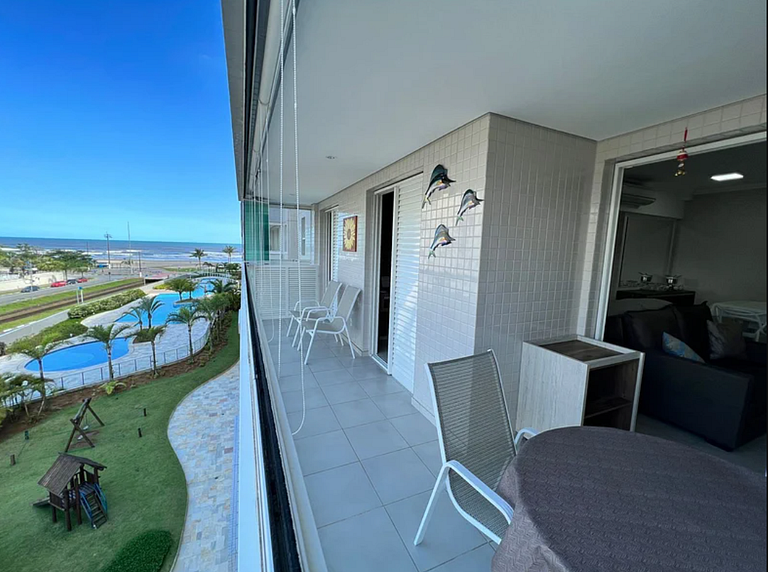 Home 4 | Ap. Resort frente Mar Piscina Aquecida