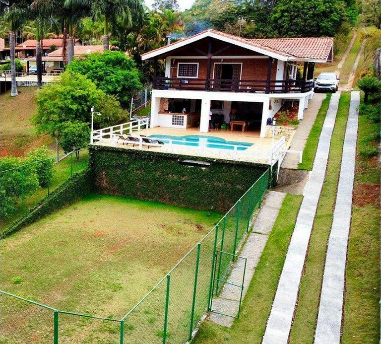Casa de campo c/ piscina pier e represa