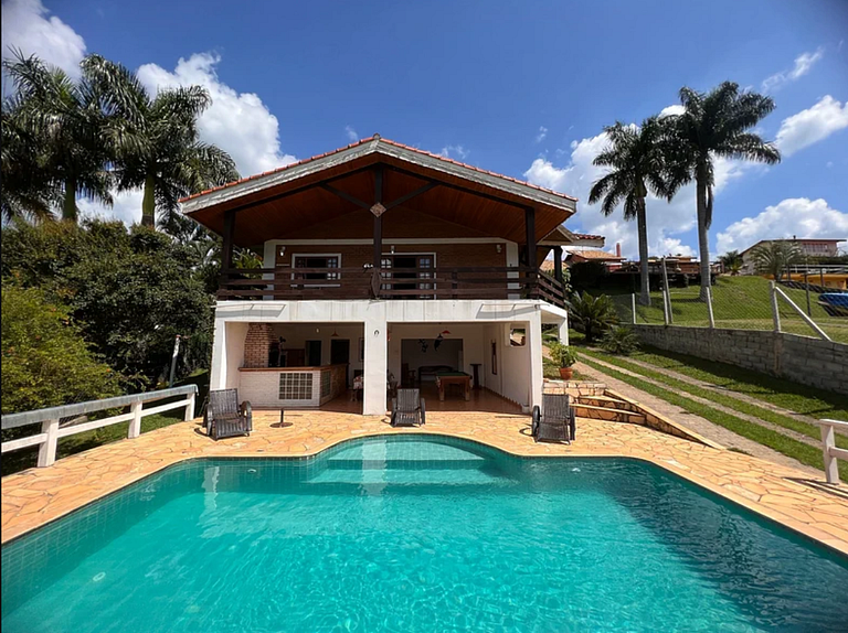 Casa de campo c/ piscina pier e represa