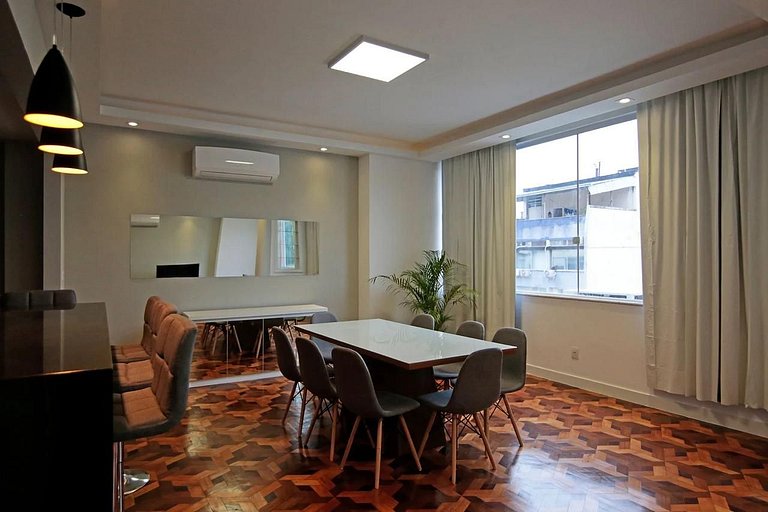 Cobertura com Terraço, BBQ e Piscina - 4 Quartos - Copacaban